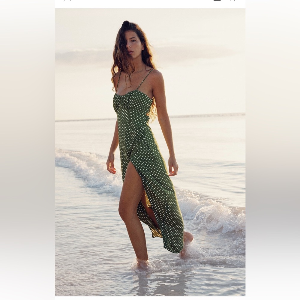 COPY - ZARA PRINTED CORSET STYLE DRESS